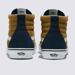 Tênis VANS Sk8-Hi Mini Cord Blue Brown na internet