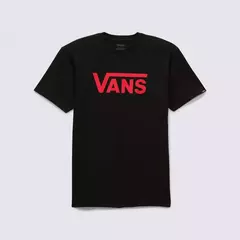 Camiseta Vans Classic SS Black Racing Red