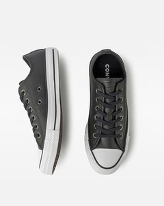 Tênis CONVERSE ALL STAR Chuck Taylor Couro Preto - RWA Store - Moda Streetwear