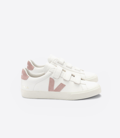 Tênis VEJA Recife Logo Chromefree Leather White Babe