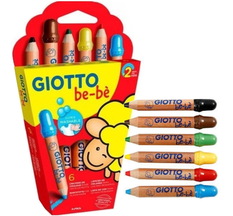 Lápices Giotto Bebé (12 colores) - Las Manolas