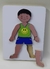 Encastre nene - Encastre figura de niño en placa de madera - Terrame - comprar online