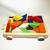 Carro de bloques - carro con bloques de madera coloreados - Yepeto en internet