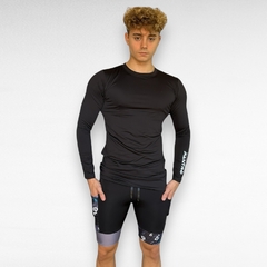 Combo 3 Remera Termica Manga Larga Calza corta Running con 2 bolsillos laterales HOMBRE