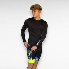 Combo 3 Remera Termica Manga Larga Calza corta Running con 2 bolsillos laterales HOMBRE