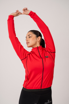 Campera Traful ciclismo/running Unisex!. Color Rojo