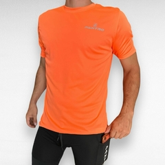 Remera Deportiva Ciclo con Bolsillo Naranja Fluo Unisex - tienda online