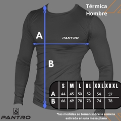 Remera Térmica Pantro Hombre Blanca - Pantro Tienda