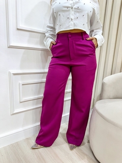 Calça Feminina Alfaiatária Social Pantalona