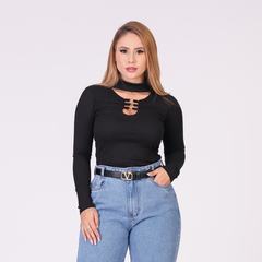 Body decotado Gola alta - loja online