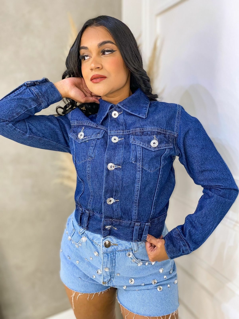 Jaqueta jeans best sale tradicional