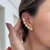 Brinco Earcuff Coração Dourado