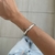 Bracelete Arredondado Liso Prateado - comprar online