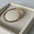 Bracelete Oval Zircônia Dourado na internet