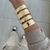 Bracelete 4 Ondas Dourado - comprar online