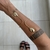 Bracelete 2 Fio Gota Dourado - comprar online
