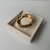 Bracelete Oval Detalhes Largo Dourado - Bia Aloi