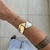 Bracelete Bico Dourado/Prateado