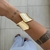 Bracelete Bico Largo Dourado - comprar online