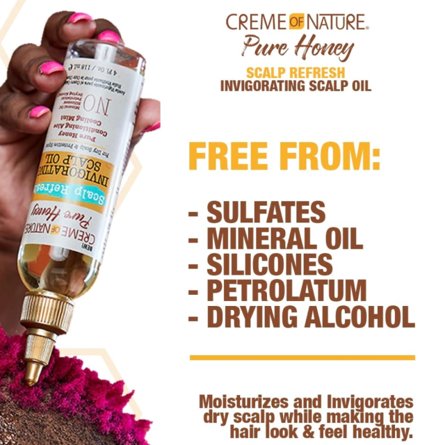 Comprar Aceite Creme of Nature Pure Honey Scalp Refresh Invigorating Scalp Oil: Hidratación y Cuidado para tu Cuero Cabelludo. ¿Buscas comprar Aceite Creme of Nature Pure Honey Scalp Refresh Invigorating Scalp Oil para revitalizar y nutrir tu cuero cabelludo? En Onlineshoppingcenterg tenemos este producto exclusivo que combina los beneficios de la miel pura y la menta para ofrecerte una experiencia refrescante y reparadora. Sigue leyendo para descubrir por qué este aceite es ideal para el cuidado de tu cabello y cuero cabelludo.  ¿Por qué Comprar Aceite Creme of Nature Pure Honey Scalp Refresh en Onlineshoppingcenterg? El Aceite Creme of Nature Pure Honey Scalp Refresh Invigorating Scalp Oil es un producto diseñado para hidratar, refrescar y revitalizar el cuero cabelludo. En Onlineshoppingcenterg, te ofrecemos este aceite con envío gratis, ofertas exclusivas y la garantía de un producto 100% original.    Beneficios del Aceite Creme of Nature Pure Honey Scalp Refresh: Hidratación profunda: Gracias a la miel pura, nutre y suaviza el cuero cabelludo.  Efecto refrescante: La menta revitaliza y alivia la sensación de picazón o sequedad.  Libre de siliconas: Ideal para todo tipo de cabellos, especialmente cabellos naturales.  Fórmula ligera: No deja residuos grasos y se absorbe rápidamente.  ¿Para qué Sirve el Aceite Creme of Nature Pure Honey Scalp Refresh? Este aceite es perfecto para:  Cuero cabelludo seco: Proporciona hidratación intensa.  Cabello dañado: Ayuda a reparar y fortalecer las hebras capilares.  Crecimiento del cabello: Estimula el cuero cabelludo para un crecimiento más saludable.  Sensación refrescante: Ideal para días calurosos o después del ejercicio.    ¿Dónde Comprar Aceite Creme of Nature Pure Honey Scalp Refresh? Si te preguntas dónde comprar Aceite Creme of Nature Pure Honey Scalp Refresh, la respuesta es simple: en Onlineshoppingcenterg. Somos la tienda líder en productos para el cuidado del cabello, y ofrecemos:  Precios competitivos: Encuentra el Aceite Creme of Nature Pure Honey Scalp Refresh precio más accesible.  Envío gratis: En pedidos superiores a $100.000 COP.  Ofertas exclusivas: Aprovecha descuentos y promociones especiales.  ¿Cómo Usar el Aceite Creme of Nature Pure Honey Scalp Refresh? Aplica una pequeña cantidad del aceite directamente en el cuero cabelludo.  Masajea suavemente con las yemas de los dedos para estimular la circulación.  Deja actuar durante 15-20 minutos antes de lavar tu cabello.  Usa 2-3 veces por semana para obtener los mejores resultados.    Preguntas Frecuentes ¿El Aceite Creme of Nature Pure Honey Scalp Refresh es apto para cabello natural? ¡Sí! Este aceite es ideal para cabello natural, rizado o tratado químicamente.  ¿Ofrecen envío gratis? Sí, en pedidos superiores a $250.000 COP para Colombia.  ¿Es original el producto? Todos nuestros productos, incluido el Aceite Creme of Nature Pure Honey Scalp Refresh, son 100% originales.    ¡Compra tu Aceite Creme of Nature Pure Honey Scalp Refresh Hoy! No esperes más para darle a tu cuero cabelludo el cuidado que merece. En Onlineshoppingcenterg encontrarás el Aceite Creme of Nature Pure Honey Scalp Refresh al mejor precio, con envío rápido y seguro. ¡Haz tu pedido ahora y disfruta de un cabello más saludable y revitalizado!