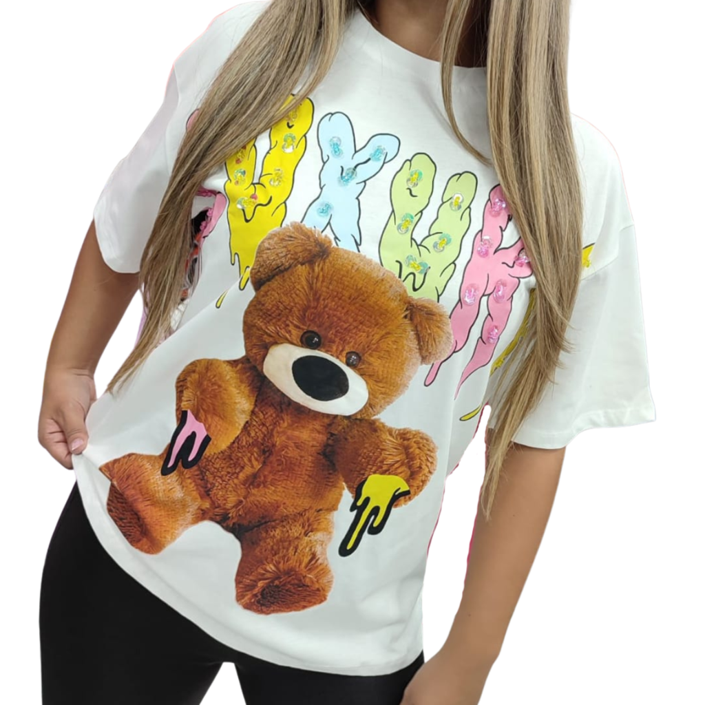CAMISETAS OVERSIZE MUJER KIKIMAX