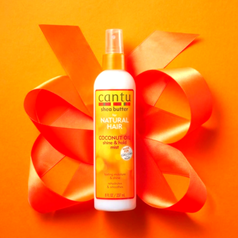 Cantu Natural Hair Coconut Oil Shine Hold Mist Hidratante Capilar