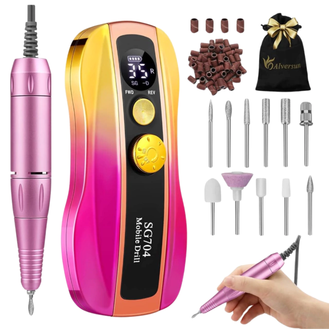 Comprar Pulidor de Uñas Tornasol SG704 Portable Nail Drill. Descubre el Mejor Pulidor de Uñas Profesional: SG704 Portable Nail Drill Si buscas un pulidor de uñas profesional que sea potente, portátil y fácil de usar, el SG704 Portable Nail Drill es la mejor opción. Diseñado para ofrecer una experiencia de manicura y pedicura profesional, este drill para uñas cuenta con 35,000 RPM, ideal para esculpir, pulir y dar forma a las uñas acrílicas y naturales.  Características del SG704 Portable Nail Drill Potencia y Velocidad Ajustable Con 35K RPM, este drill para uñas profesional permite ajustar la velocidad según la necesidad.  Su motor silencioso y de baja vibración garantiza un uso cómodo y preciso.   Diseño Portátil e Inalámbrico Pulidor de uñas inalámbrico, ligero y compacto, ideal para profesionales y principiantes.  Batería recargable de larga duración.  Versatilidad y Funcionalidad Compatible con diferentes bits para manicure y pedicure.  Ideal para uñas acrílicas, naturales, de gel y esculpidas.  Beneficios de Usar el SG704 Portable Nail Drill Ahorro de tiempo: Trabaja rápidamente con una velocidad de hasta 35K RPM.  Fácil de usar: Diseño ergonómico para mayor comodidad.  Profesional y duradero: Materiales de alta calidad para un uso prolongado.   ¿Cómo Usar el SG704 Portable Nail Drill? Carga el dispositivo hasta que la batería esté completamente llena.  Selecciona el bit adecuado para la tarea que deseas realizar.  Ajusta la velocidad según el tipo de uña y el procedimiento.  Trabaja con movimientos suaves y precisos para obtener un acabado perfecto.  ¿Dónde Comprar el Pulidor de Uñas SG704 Portable Nail Drill? En Onlineshoppingcenterg ofrecemos el mejor drill para uñas con envío rápido y garantía de calidad. Aprovecha nuestras ofertas y compra ahora tu pulidor de uñas profesional al mejor precio.  Comprar Pulidor de Uñas Tornasol SG704 Portable Nail Drill. Descubre el Mejor Pulidor de Uñas Profesional: SG704 Portable Nail Drill Si buscas un pulidor de uñas profesional que sea potente, portátil y fácil de usar, el SG704 Portable Nail Drill es la mejor opción. Diseñado para ofrecer una experiencia de manicura y pedicura profesional, este drill para uñas cuenta con 35,000 RPM, ideal para esculpir, pulir y dar forma a las uñas acrílicas y naturales.  Características del SG704 Portable Nail Drill Potencia y Velocidad Ajustable Con 35K RPM, este drill para uñas profesional permite ajustar la velocidad según la necesidad.  Su motor silencioso y de baja vibración garantiza un uso cómodo y preciso.   Diseño Portátil e Inalámbrico Pulidor de uñas inalámbrico, ligero y compacto, ideal para profesionales y principiantes.  Batería recargable de larga duración.  Versatilidad y Funcionalidad Compatible con diferentes bits para manicure y pedicure.  Ideal para uñas acrílicas, naturales, de gel y esculpidas.  Beneficios de Usar el SG704 Portable Nail Drill Ahorro de tiempo: Trabaja rápidamente con una velocidad de hasta 35K RPM.  Fácil de usar: Diseño ergonómico para mayor comodidad.  Profesional y duradero: Materiales de alta calidad para un uso prolongado.   ¿Cómo Usar el SG704 Portable Nail Drill? Carga el dispositivo hasta que la batería esté completamente llena.  Selecciona el bit adecuado para la tarea que deseas realizar.  Ajusta la velocidad según el tipo de uña y el procedimiento.  Trabaja con movimientos suaves y precisos para obtener un acabado perfecto.  ¿Dónde Comprar el Pulidor de Uñas SG704 Portable Nail Drill? En Onlineshoppingcenterg ofrecemos el mejor drill para uñas con envío rápido y garantía de calidad. Aprovecha nuestras ofertas y compra ahora tu pulidor de uñas profesional al mejor precio.    Preguntas Frecuentes ¿Cuál es el precio del Drill para Uñas SG704 en Colombia? El precio puede variar según la tienda y la disponibilidad. En Onlineshoppingcenterg siempre ofrecemos los mejores precios y promociones.  ¿Es adecuado para uso profesional? Sí, este drill para uñas profesional es ideal para salones de belleza y también para uso en casa.  ¿Es compatible con otros accesorios? Sí, el SG704 Portable Nail Drill es compatible con una amplia gama de bits para manicure y pedicure.    No esperes más y compra ahora tu pulidor de uñas SG704 Portable Nail Drill en Onlineshoppingcenterg. ¡Potencia tu creatividad y dale un acabado profesional a tus uñas!  Preguntas Frecuentes ¿Cuál es el precio del Drill para Uñas SG704 en Colombia? El precio puede variar según la tienda y la disponibilidad. En Onlineshoppingcenterg siempre ofrecemos los mejores precios y promociones.  ¿Es adecuado para uso profesional? Sí, este drill para uñas profesional es ideal para salones de belleza y también para uso en casa.  ¿Es compatible con otros accesorios? Sí, el SG704 Portable Nail Drill es compatible con una amplia gama de bits para manicure y pedicure.    No esperes más y compra ahora tu pulidor de uñas SG704 Portable Nail Drill en Onlineshoppingcenterg. ¡Potencia tu creatividad y dale un acabado profesional a tus uñas!