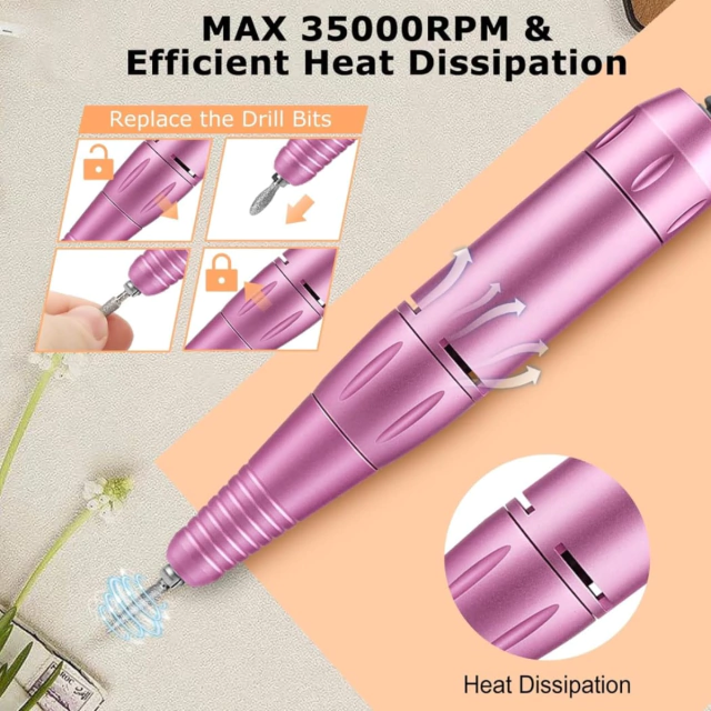 Comprar Pulidor de Uñas Tornasol SG704 Portable Nail Drill. Descubre el Mejor Pulidor de Uñas Profesional: SG704 Portable Nail Drill Si buscas un pulidor de uñas profesional que sea potente, portátil y fácil de usar, el SG704 Portable Nail Drill es la mejor opción. Diseñado para ofrecer una experiencia de manicura y pedicura profesional, este drill para uñas cuenta con 35,000 RPM, ideal para esculpir, pulir y dar forma a las uñas acrílicas y naturales.  Características del SG704 Portable Nail Drill Potencia y Velocidad Ajustable Con 35K RPM, este drill para uñas profesional permite ajustar la velocidad según la necesidad.  Su motor silencioso y de baja vibración garantiza un uso cómodo y preciso.   Diseño Portátil e Inalámbrico Pulidor de uñas inalámbrico, ligero y compacto, ideal para profesionales y principiantes.  Batería recargable de larga duración.  Versatilidad y Funcionalidad Compatible con diferentes bits para manicure y pedicure.  Ideal para uñas acrílicas, naturales, de gel y esculpidas.  Beneficios de Usar el SG704 Portable Nail Drill Ahorro de tiempo: Trabaja rápidamente con una velocidad de hasta 35K RPM.  Fácil de usar: Diseño ergonómico para mayor comodidad.  Profesional y duradero: Materiales de alta calidad para un uso prolongado.   ¿Cómo Usar el SG704 Portable Nail Drill? Carga el dispositivo hasta que la batería esté completamente llena.  Selecciona el bit adecuado para la tarea que deseas realizar.  Ajusta la velocidad según el tipo de uña y el procedimiento.  Trabaja con movimientos suaves y precisos para obtener un acabado perfecto.  ¿Dónde Comprar el Pulidor de Uñas SG704 Portable Nail Drill? En Onlineshoppingcenterg ofrecemos el mejor drill para uñas con envío rápido y garantía de calidad. Aprovecha nuestras ofertas y compra ahora tu pulidor de uñas profesional al mejor precio.    Preguntas Frecuentes ¿Cuál es el precio del Drill para Uñas SG704 en Colombia? El precio puede variar según la tienda y la disponibilidad. En Onlineshoppingcenterg siempre ofrecemos los mejores precios y promociones.  ¿Es adecuado para uso profesional? Sí, este drill para uñas profesional es ideal para salones de belleza y también para uso en casa.  ¿Es compatible con otros accesorios? Sí, el SG704 Portable Nail Drill es compatible con una amplia gama de bits para manicure y pedicure.    No esperes más y compra ahora tu pulidor de uñas SG704 Portable Nail Drill en Onlineshoppingcenterg. ¡Potencia tu creatividad y dale un acabado profesional a tus uñas!
