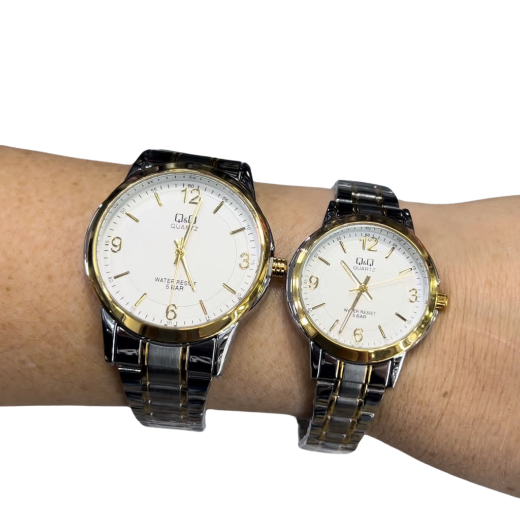 RELOJ Q y Q ORIGINAL MUJER Y HOMBRE X2