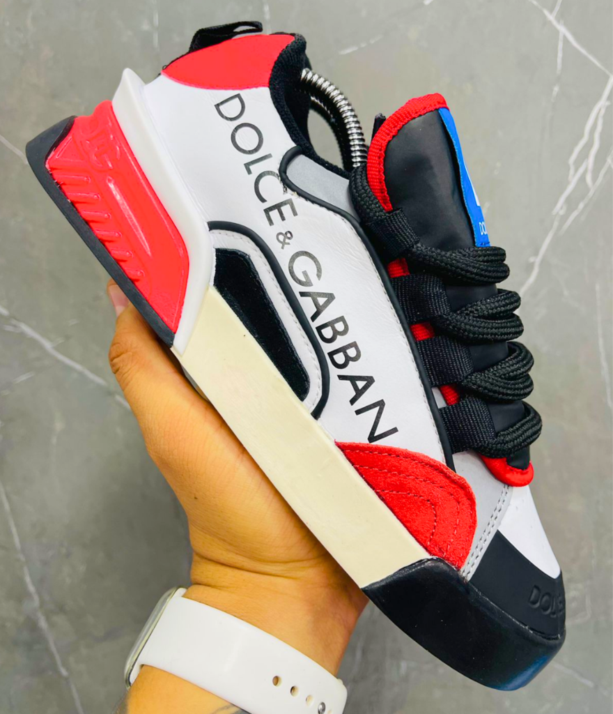 Tenis dolce gabbana hombre rojos top