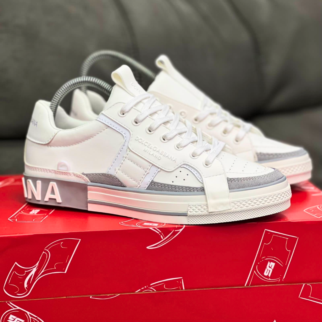 Tenis dolce gabbana rojos con blanco sales