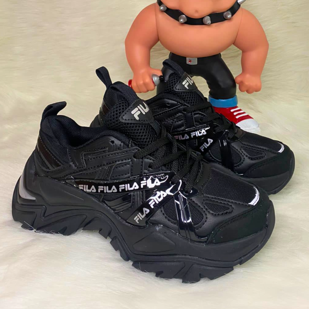 Zapatos fila en negro online online
