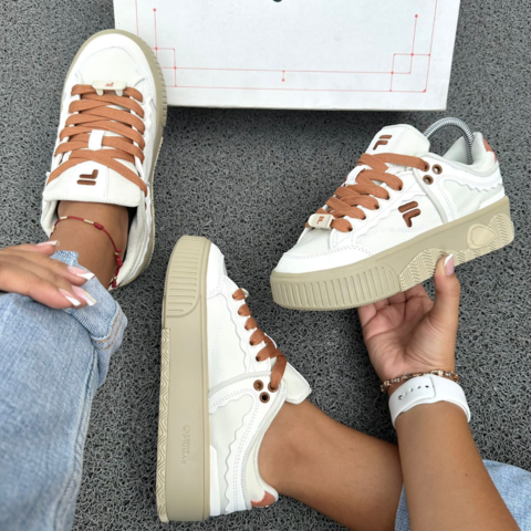 Zapatos fila color blanco original hotsell