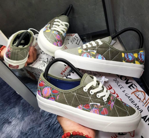 Tenis vans deals originales verdes