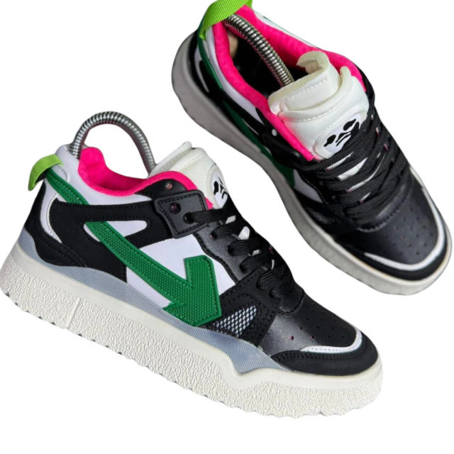 Comprar Zapatillas Off White Sponge Mid Top Sneakers Mujer Si estás buscando unas zapatillas exclusivas y de alta calidad, las Off White Sponge Mid Top Sneakers para mujer son la opción ideal. En Onlineshoppingcenterg, tenemos disponible este modelo para que puedas lucir estilo y comodidad en cualquier ocasión.  Diseño y Características de las Zapatillas Off White Sponge Mid Top Sneakers Las zapatillas Off White Sponge Mid Top Sneakers destacan por su diseño único que combina moda y funcionalidad. Algunos de sus aspectos más destacados incluyen:  Materiales premium: Fabricadas con materiales de alta calidad que aseguran durabilidad y confort.  Estilo icónico: Incorporan los detalles distintivos de la marca Off White, como el logotipo y los colores característicos.  Comodidad superior: Diseñadas para brindar soporte y comodidad durante todo el día.  Estas zapatillas no solo ofrecen un estilo urbano y moderno, sino también la calidad que caracteriza a Off White.  ¿Por qué Comprar en Onlineshoppingcenterg? En Onlineshoppingcenterg, nos aseguramos de ofrecer productos originales y de alta calidad. Aquí te explicamos por qué elegirnos:  Garantía de autenticidad: Todas nuestras zapatillas son originales y cuentan con certificación.  Variedad de modelos: Además de las Sponge Mid Top Sneakers, también contamos con otros diseños icónicos de Off White.  Precios competitivos: Ofrecemos precios accesibles sin comprometer la calidad.  Envío rápido: Recibe tus zapatillas en tiempo récord.  Comparativa con Otros Modelos Populares Si aún no te decides, aquí tienes una comparación con otros modelos de zapatillas Off White:  Modelo	Estilo	Precio aproximado Off White Sponge Mid Top Sneakers	Urbano y versátil	Consultar Zapatillas Off White Vulcanized	Casual y clásico	Consultar Off White Out of Office	Formal y moderno	Consultar Palabras Clave Relacionadas Estas zapatillas también se relacionan con otros productos de alta demanda, como:  Zapatillas Off White Mujer.  Tenis Off White Hombre.  Zapatillas Off White Vulcanized.  Nike Air Force 1 Off White Blancas.  Estas palabras clave te ayudarán a encontrar exactamente lo que buscas.  ¿Cómo Comprar? Hacer tu compra en Onlineshoppingcenterg es muy fácil:  Selecciona la talla y el color de tus zapatillas.  Agrégalas al carrito de compras.  Completa tu pedido con tu método de pago preferido.  Recíbelas en la comodidad de tu hogar.    Las Zapatillas Off White Sponge Mid Top Sneakers Mujer son una opción perfecta para quienes buscan combinar estilo, exclusividad y comodidad. En Onlineshoppingcenterg, garantizamos una experiencia de compra única y satisfactoria. ¡No esperes más y adquiere las tuyas hoy mismo!