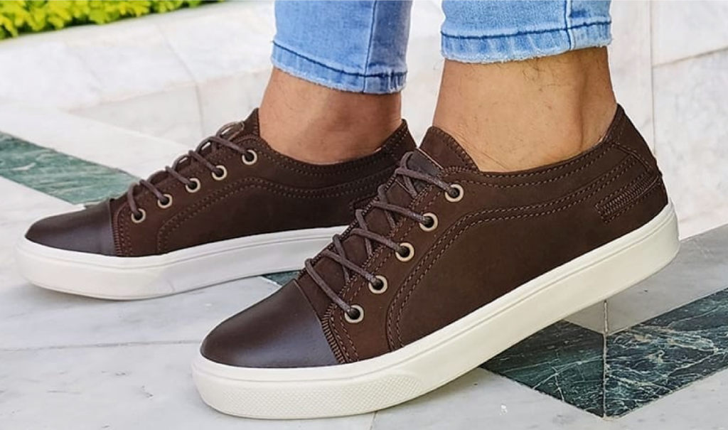 ZAPATOS CREE DE HOMBRE EN CUERO