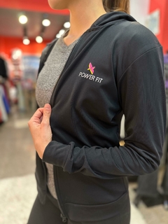 Campera Térmica Negra Power Fit - lasmarquezas