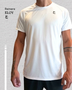 Remera Eloy Hombre EuroSport Blanco/Negro - comprar online