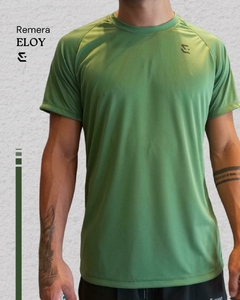 Remera Eloy Hombre EuroSport Verde/Negro - comprar online