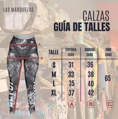 Calza Deportiva Flores Violetas Beybi Lycra en internet