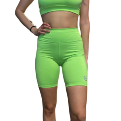 Biker Deportiva PowerFit Verde Fluo - comprar online