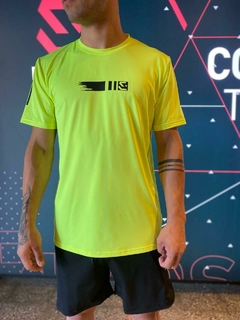 Remera Elian EuroSport Amarillo Fluo