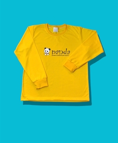 Camiseta Manga Longa Amarela