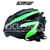 Casco Fast Storm Ciclismo Ruta Mtb In-mold C/visera (NEGRO VERDE) - comprar online