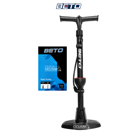 Inflador Bicicleta Beto Cmp-004 Cabezal Movil - Racer Bikes