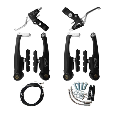 Kit de frenos v-brake aluminio (Completo)