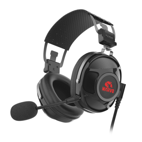 Auricular Gamer Marvo Pro Gaming SR 7.1 con Micrófono