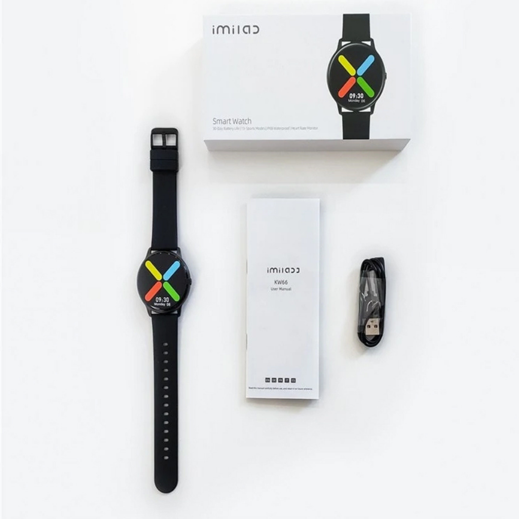 SMARTWATCH XIAOMI IMILAB KW66 LCD 1.28 MALLA DE REGALO