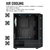 GABINETE AEROCOOL HIVE 3 FANS ARGB + TG ( Mid Tower ) - Styletec