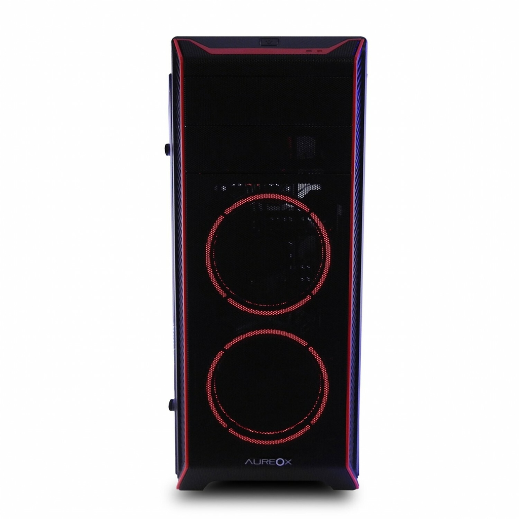 GABINETE GAMEMAX H602-WB 1 FAN VERDE - Styletec